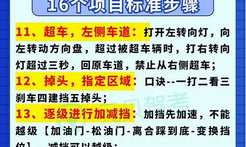 科目三有几个项目_贵州科目三有几个项目