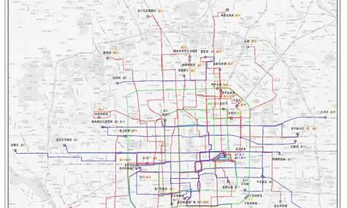 北京公交线路图_北京公交线路图高清图片