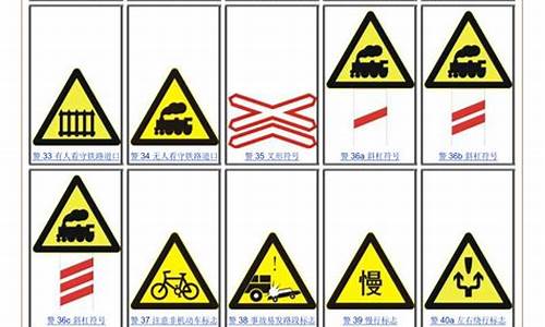 违章标识标牌大全